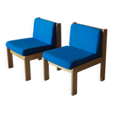 Pair of André Sornay armchairs