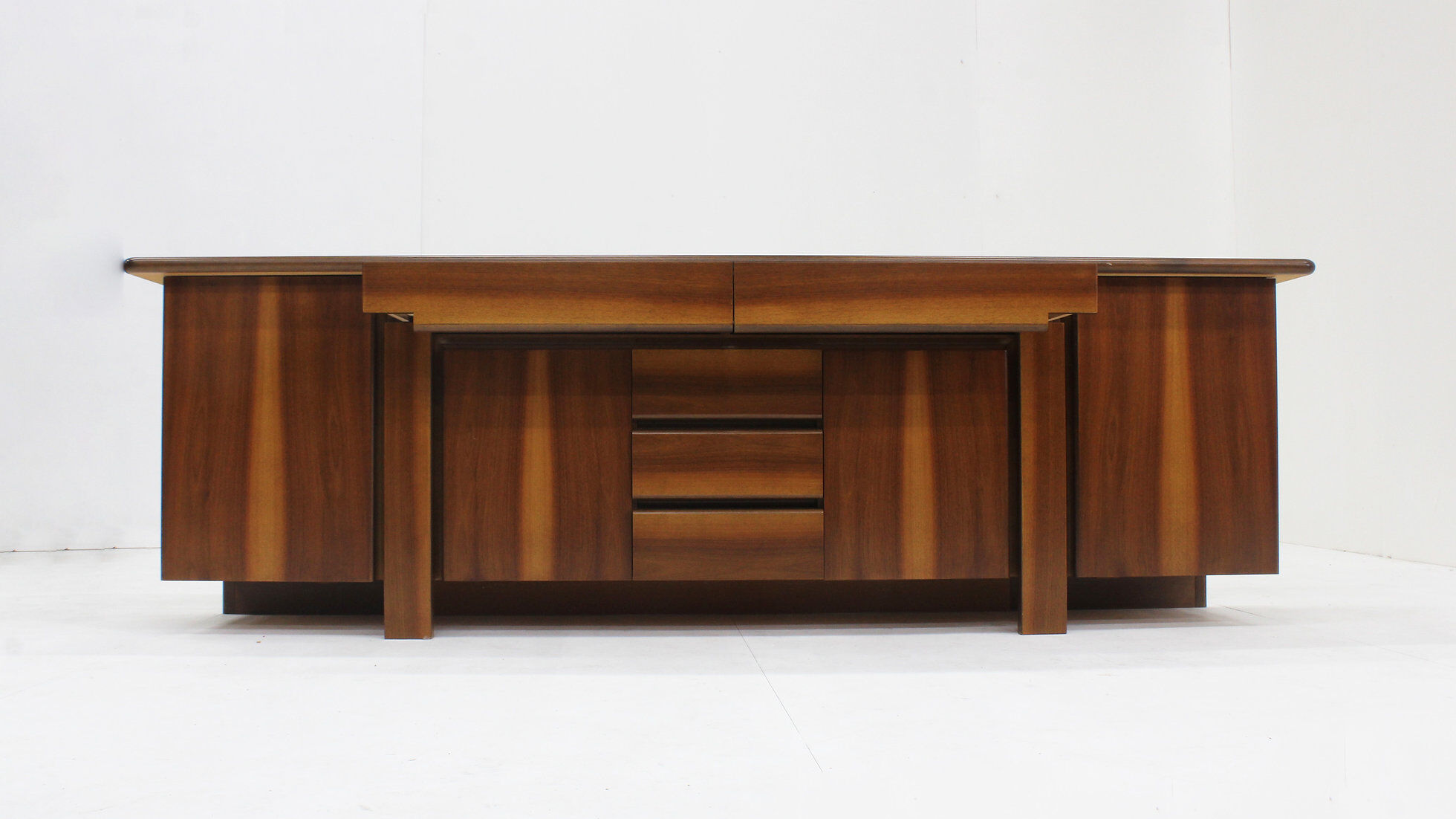 Vintage Italian walnut sideboard 1960s