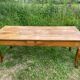 Blonde cherry farmhouse table