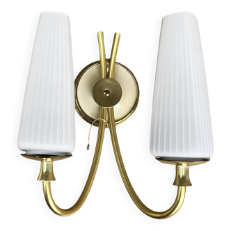 Hollywood Regency double wall lamp, 1960s Germany