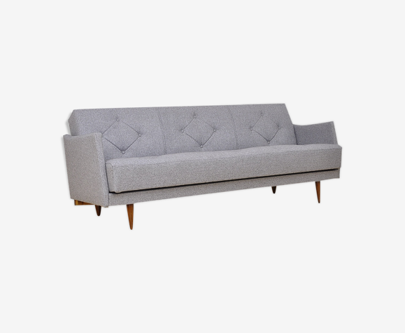 Mid century folding 3 seat sofa, 1960s