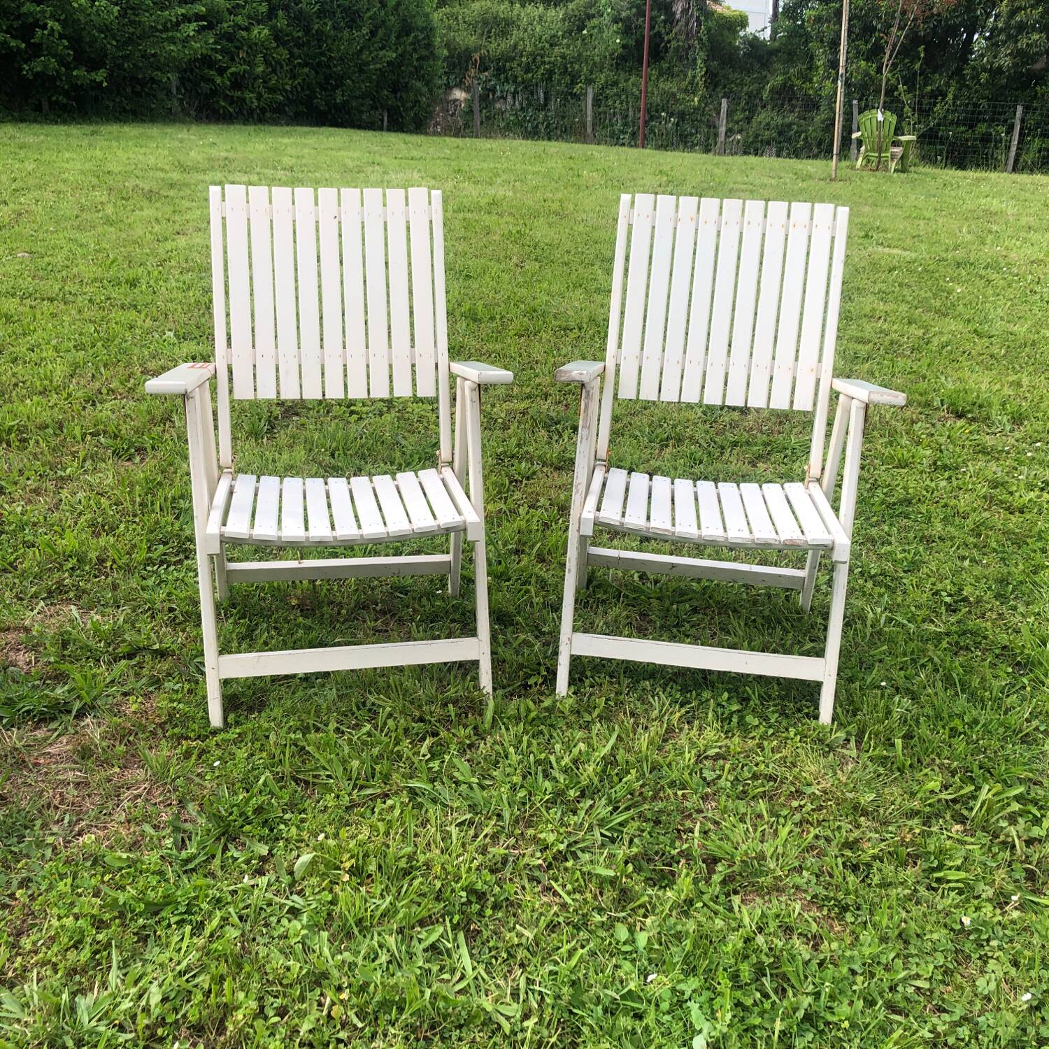 5 fauteuils de jardin 1970-1980