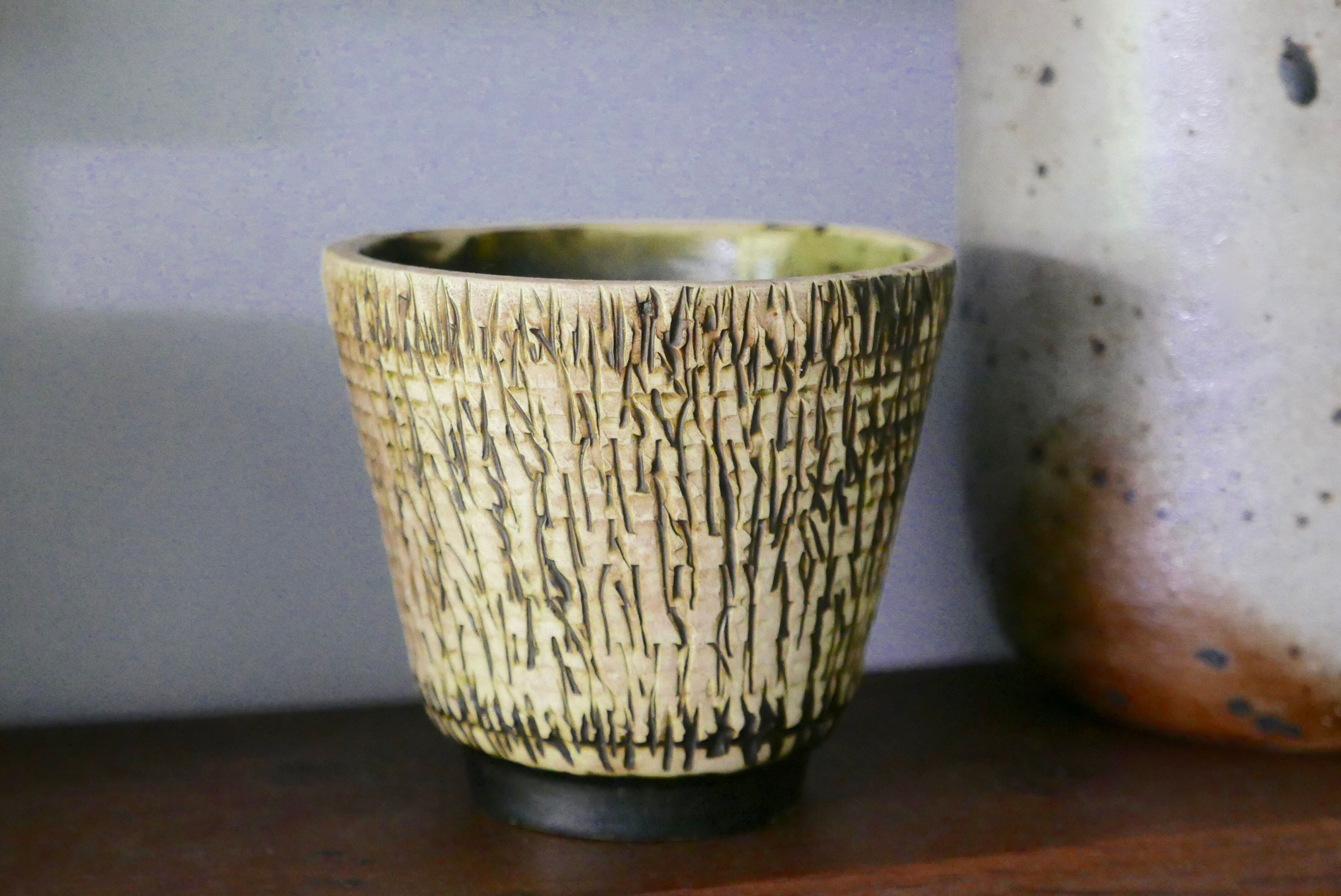 Ceramic flower pot, 1950s