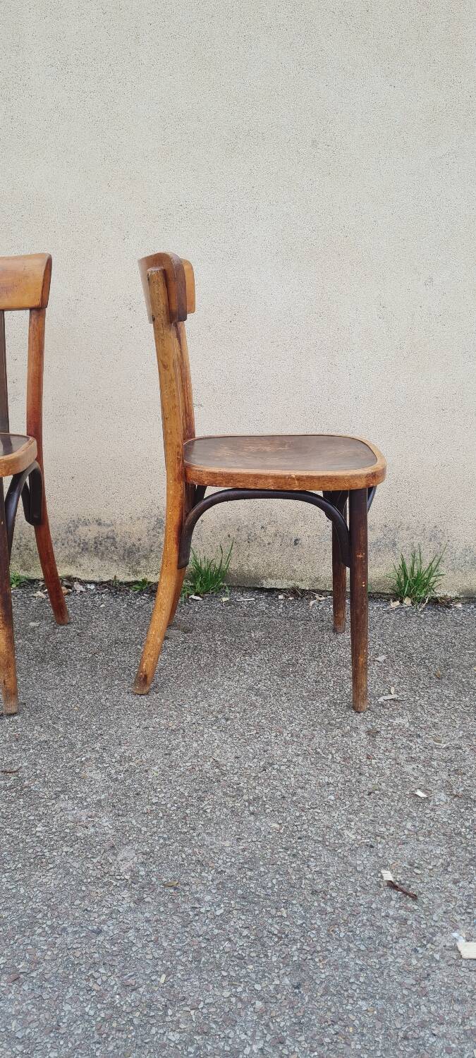 Set of 4 Baumann bistro chairs