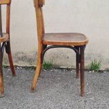 Set of 4 Baumann bistro chairs