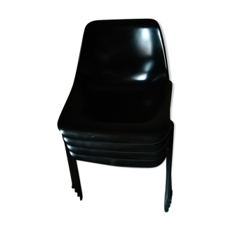 Set of 4 metal chairs