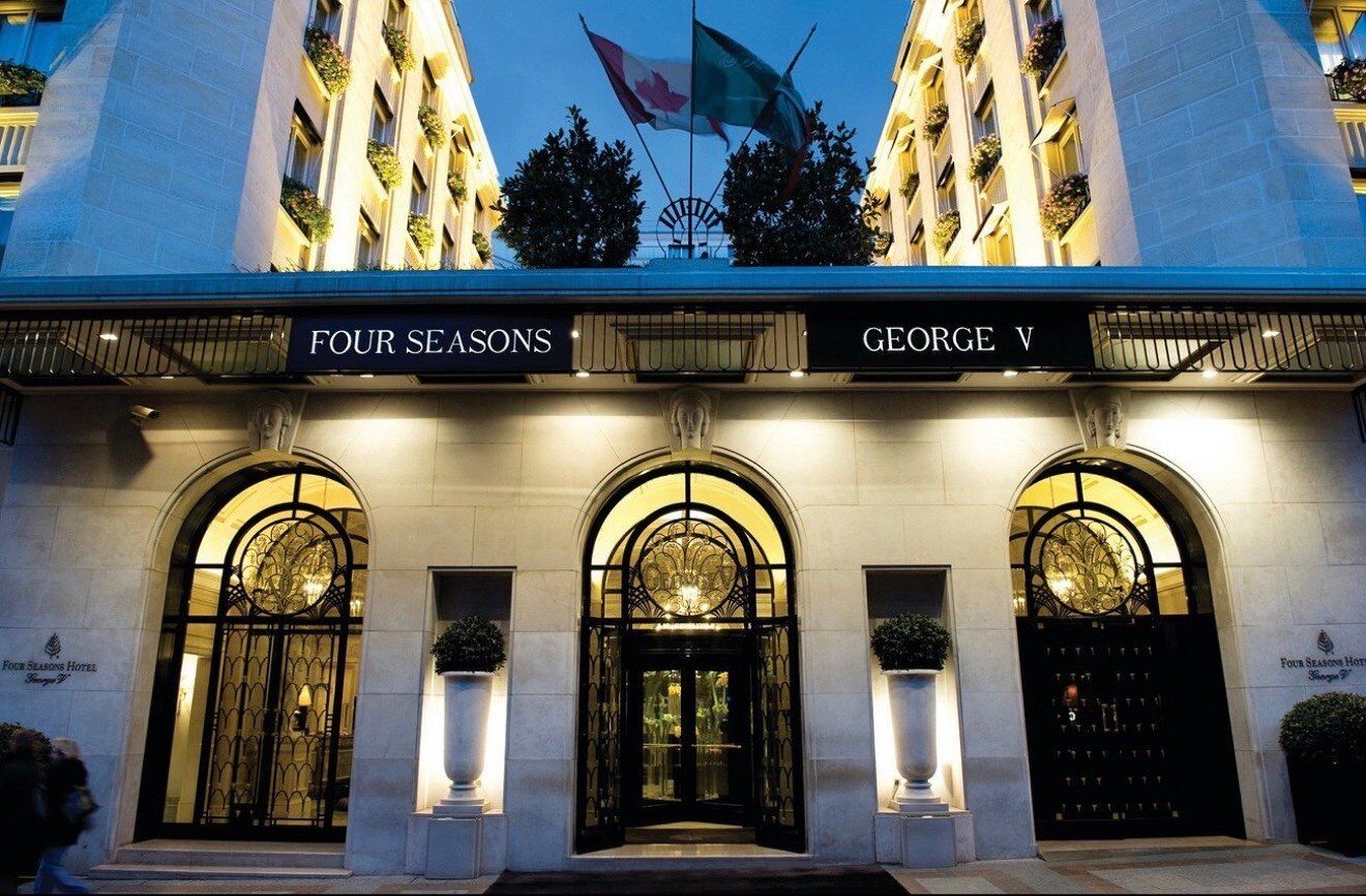 Luxury floor lamp by Chapman USA, originally from the Hotel George V, Paris