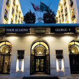 Luxury floor lamp by Chapman USA, originally from the Hotel George V, Paris