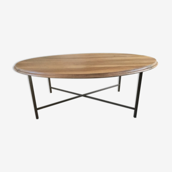 Oval low table