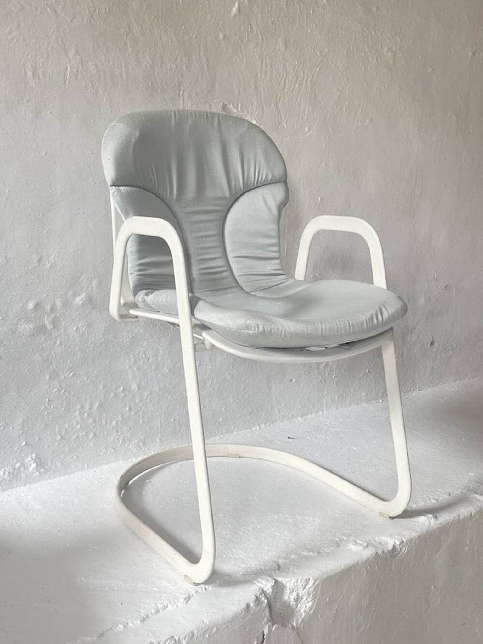 Fauteuil de salle à manger Cidue de Willy Rizzo, Italie, années 1970