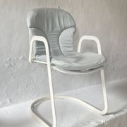 Fauteuil de salle à manger Cidue de Willy Rizzo, Italie, années 1970