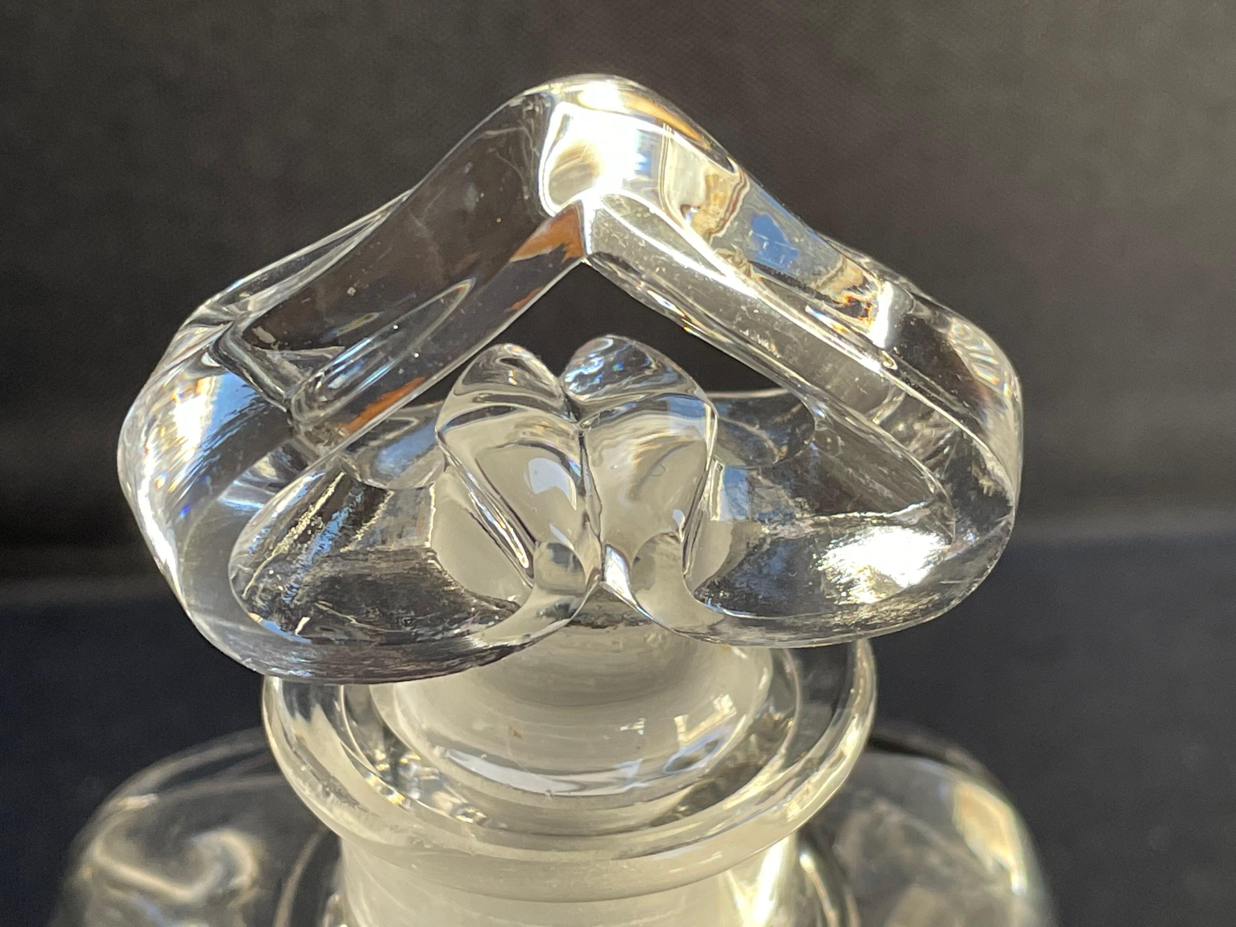 Georges Chevalier - Baccarat - Empty perfume bottle in Cut crystal