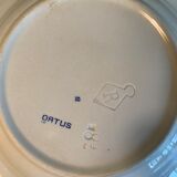 Set of six hollow plates Regout model Ortus
