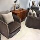 Fauteuils en velours violet par Arketipo