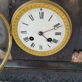 Black marble clock