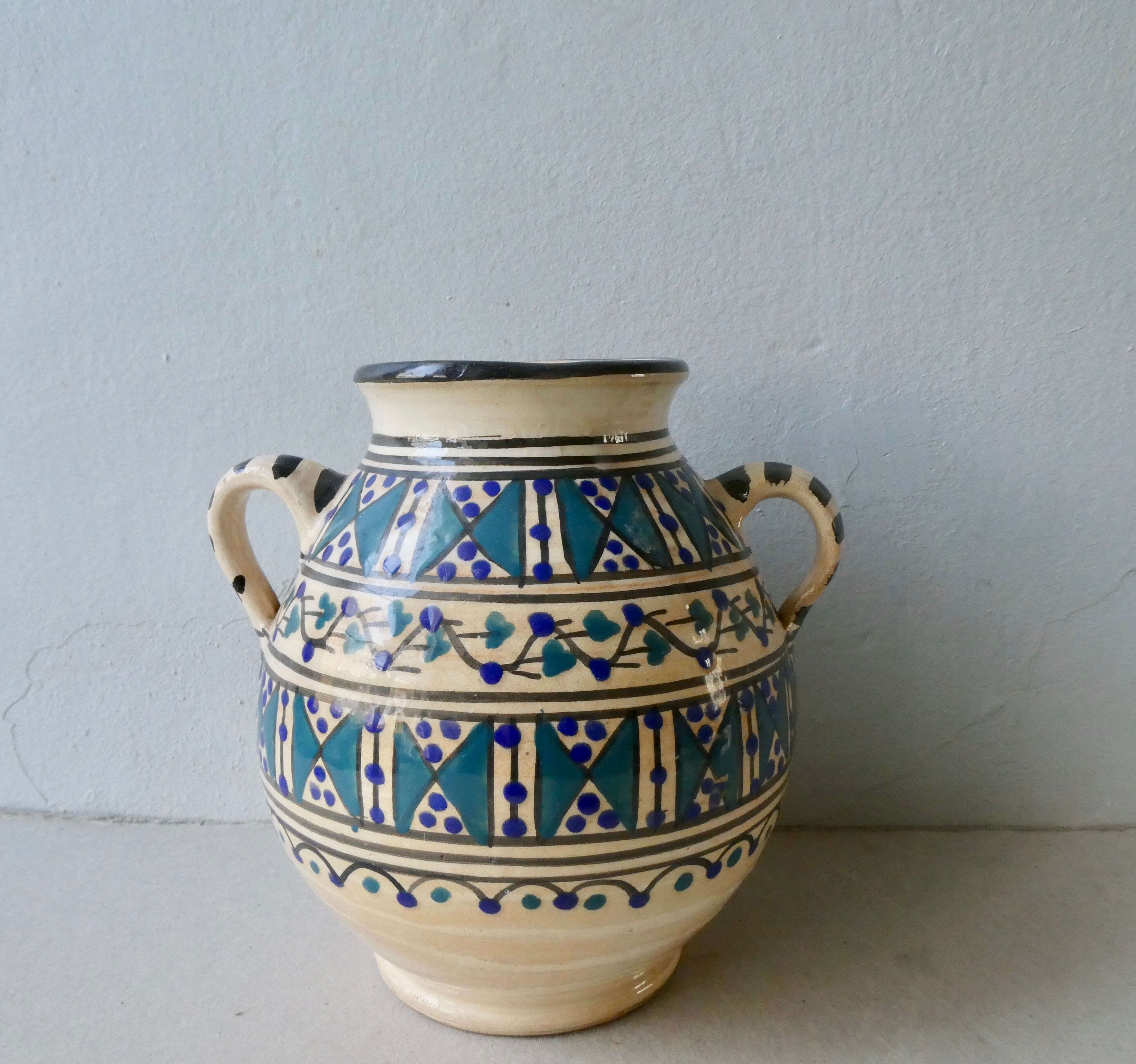Vase, Nabeul pottery