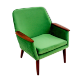 Green armchair, Denmark, 1960s