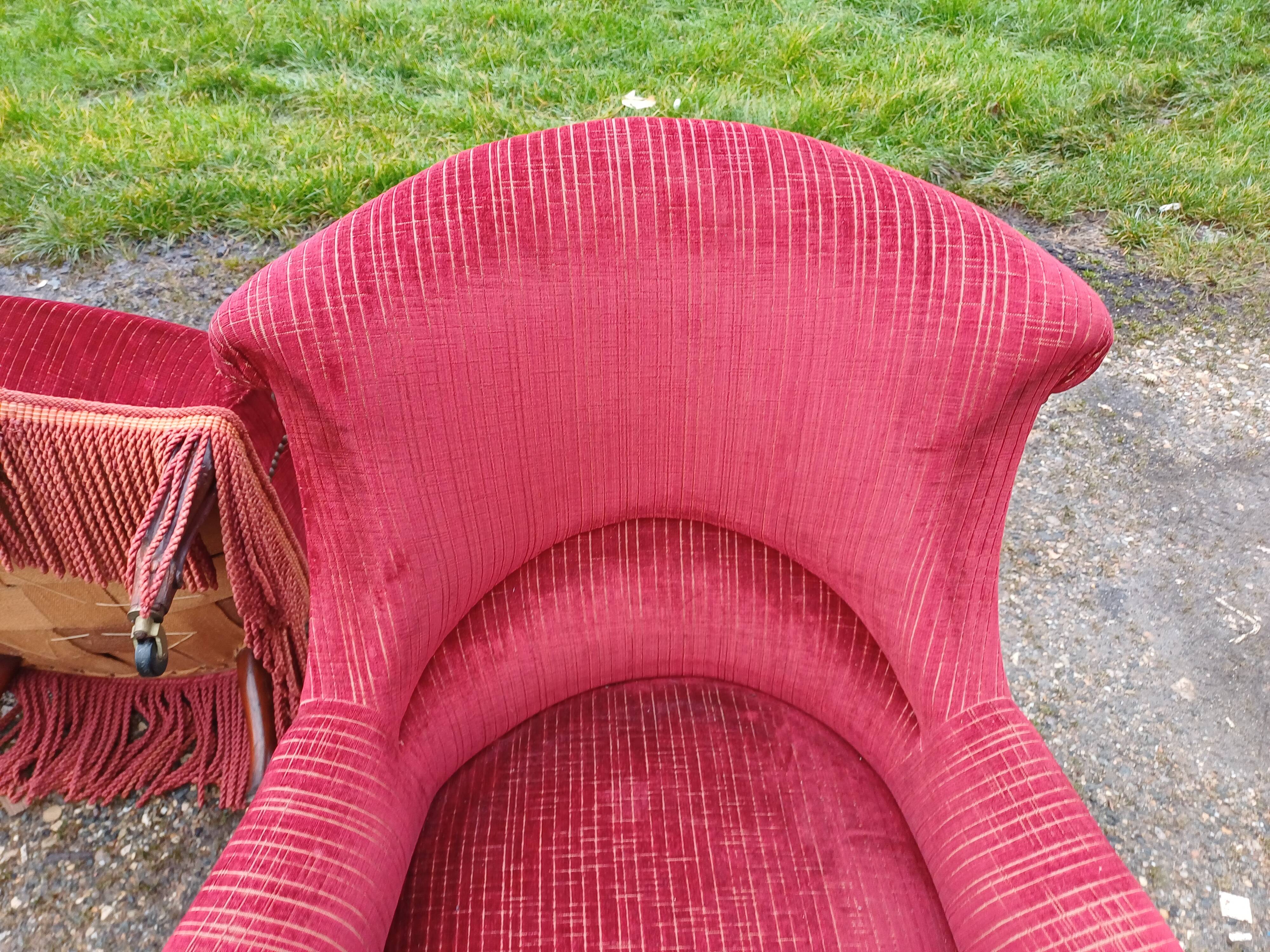 Pair of Napoleon III Frog Armchairs