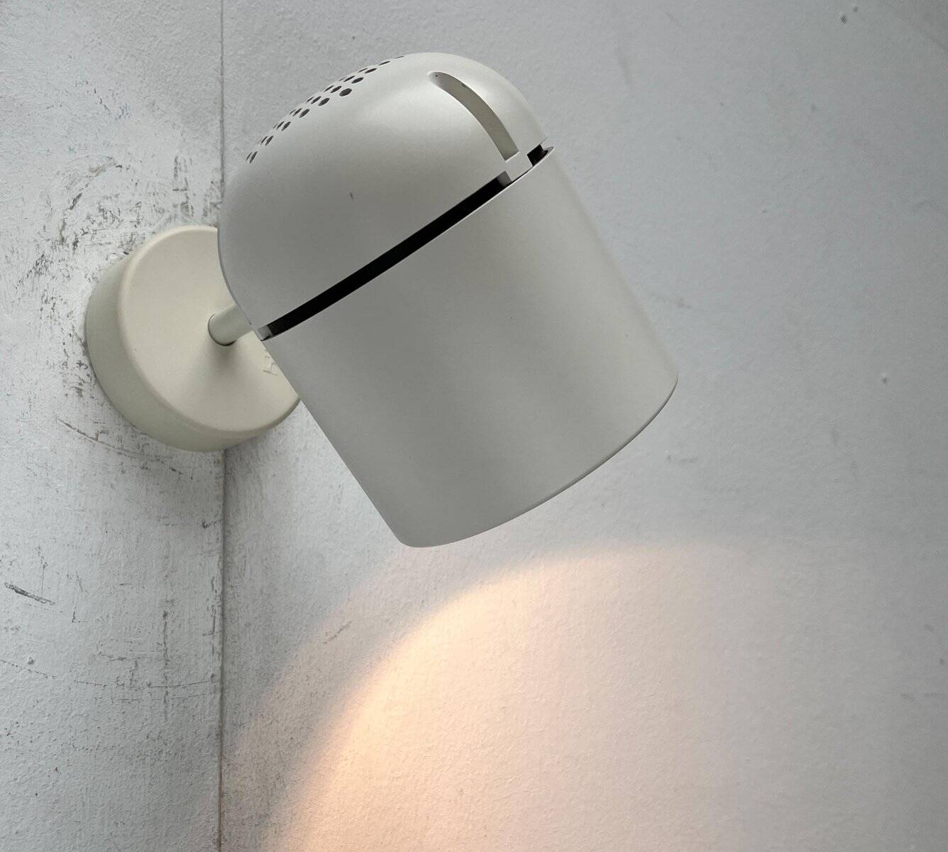 Mid-century German Space Age wall lamps or ceiling lights by Arnold Berges for Staff Leuchten, 1970s, set of 7.