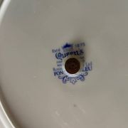 Serviteur en porcelaine anglais, deux étages vintage