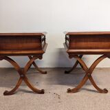 Pair of directoire bedside tables