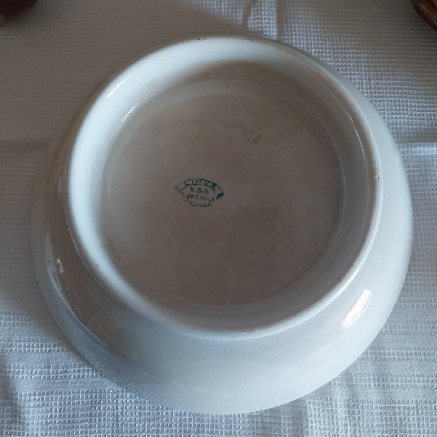 Vintage Art Deco compote dish Lunéville K&G