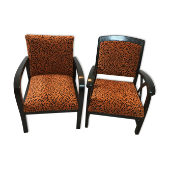 Pair of armchairs 50s