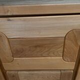 Elm sideboard Maison Regain circa 1970