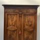 Napoleon III style wardrobe in solid walnut, 19th century