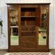 Armoire dressing anglaise en acajou 19ème