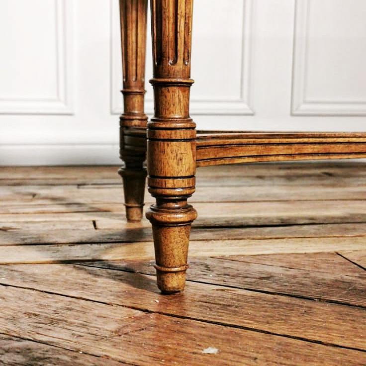 Louis XVl cane bench