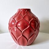Art Deco artichoke vase Saint Clément ceramic