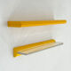Pair of yellow wall shelves by Gedy, 1970s