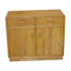 Commode en rotin vintage