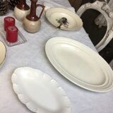 White artisanal ravier with chamfered edge