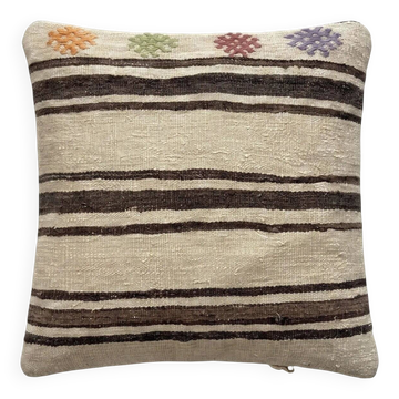 Housse de coussin kilim vintage 58x58 cm