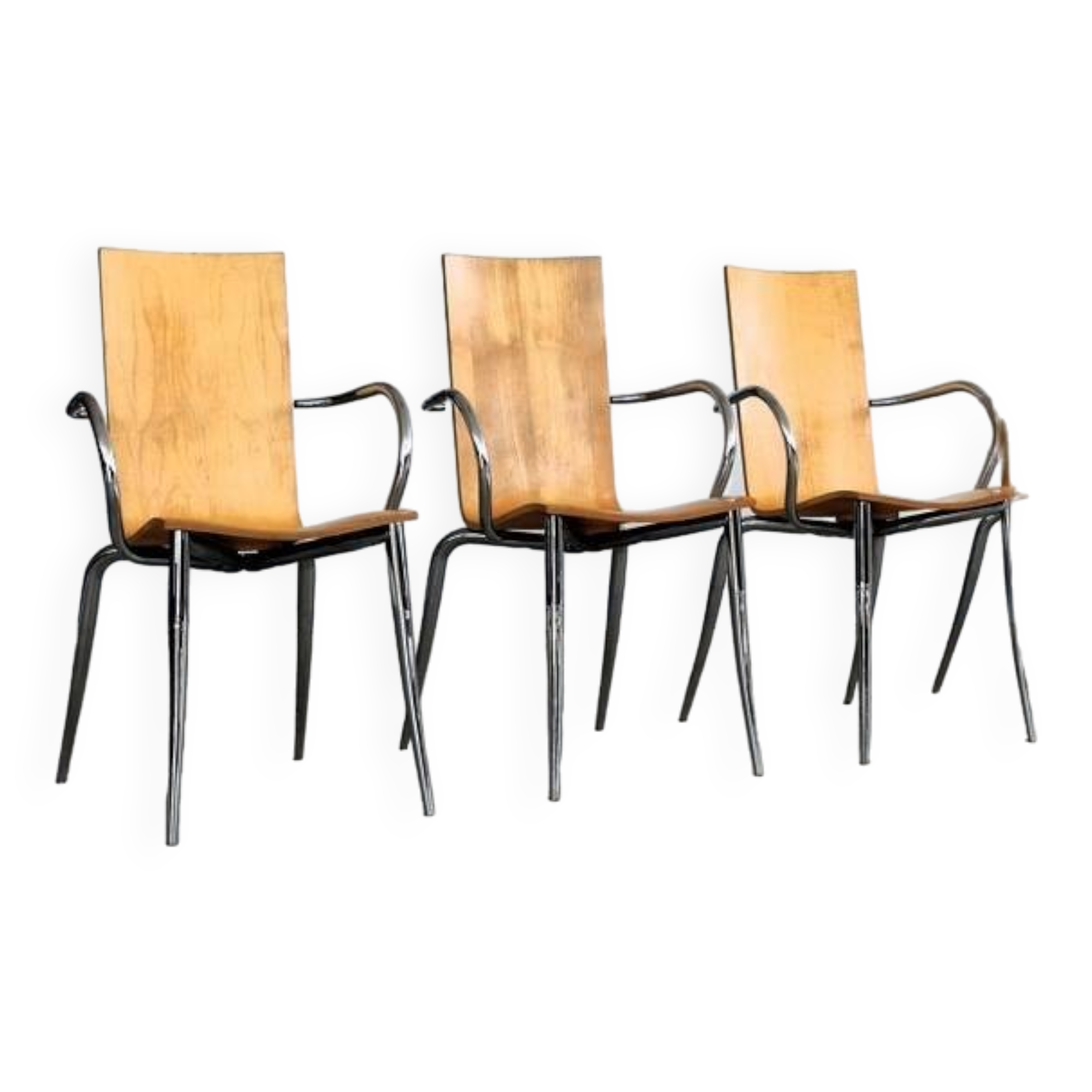3 chaises vintage | Philippe Starck | Olly Tango