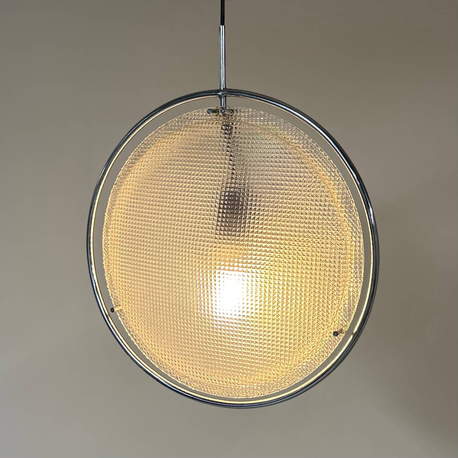 French Space Age Pendant Lamp, 1970s