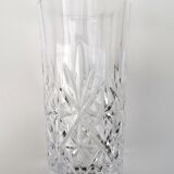 Set of 6 water glasses - vintage crystal choppes