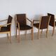 Danish set of 4 dining chairs by Skovby