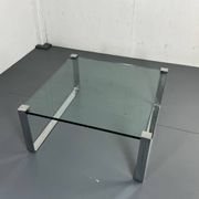 Chrome Steel and Glass Modernist Schmitt Draenert Coffee Table, 1970s