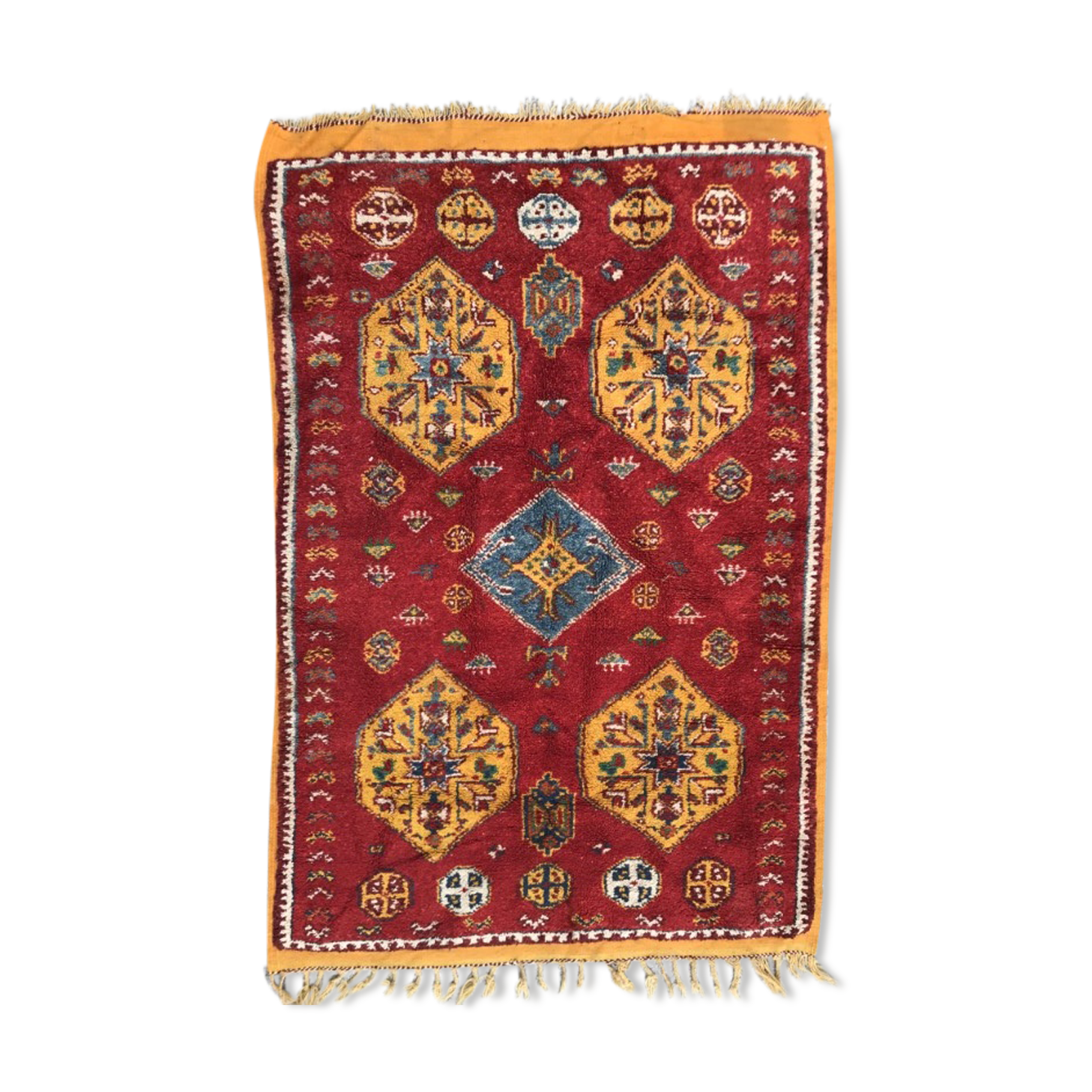Berber tribal Moroccan former carpet 111x166cm