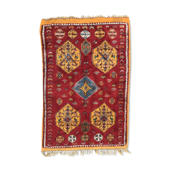 Berber tribal Moroccan former carpet 111x166cm