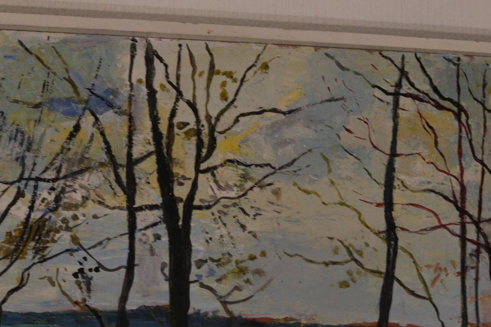 Paysage avec arbres par Harry Sahlin