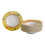 Hollow plates model tulip ceramic