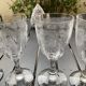 4 verres à eau saint louis . Model massenet à côtes vénitiennes