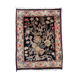 tapis persan tabriz fait - 1970s