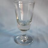 6 verres à café anciens en verre soufflé