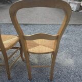6 cherry wood chairs