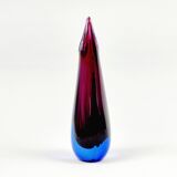 Vase Sommerso en verre de Murano du milieu du siècle par Flavio Poli pour Seguso, Murano, Italie, années 1960